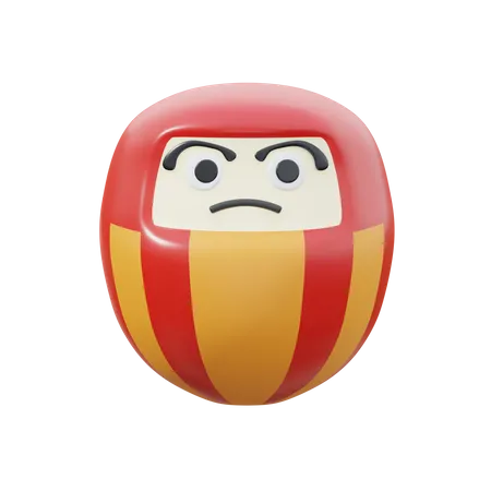 Daruma Doll  3D Icon