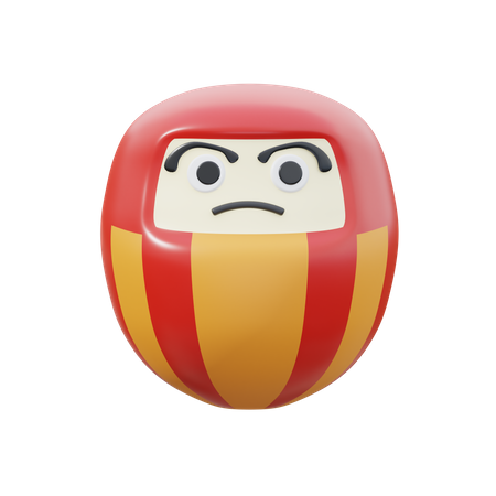 Daruma Doll  3D Icon