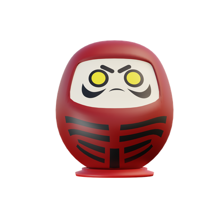 Daruma-Puppe  3D Icon