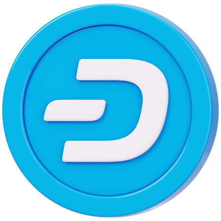 Dash (DASH)  3D Icon