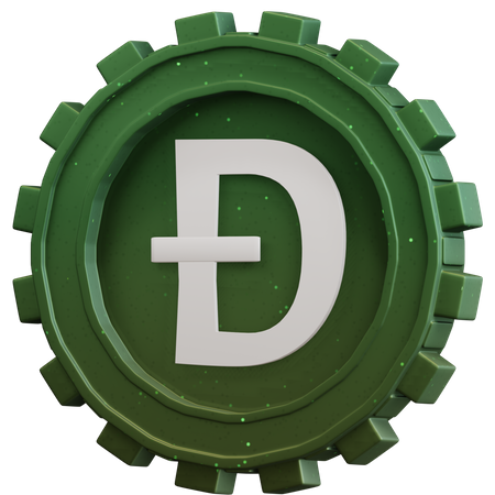 Dash Coin  3D Icon