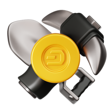 Dash-Mining  3D Icon