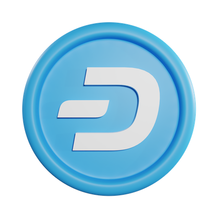 Dash-Münze  3D Icon