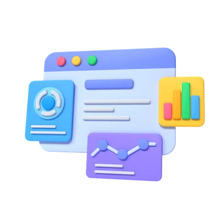 Dashboard  3D Icon