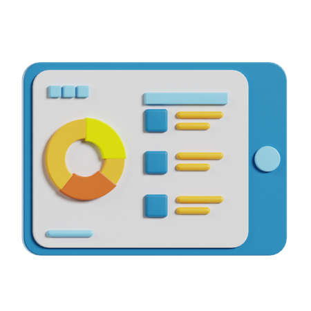 Dashboard  3D Icon