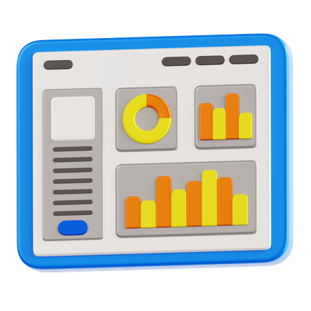 Dashboard  3D Icon