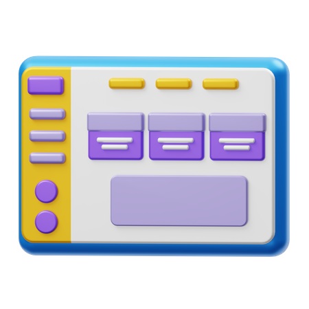 Dashboard  3D Icon