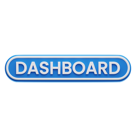 Dashboard-Schaltfläche  3D Icon