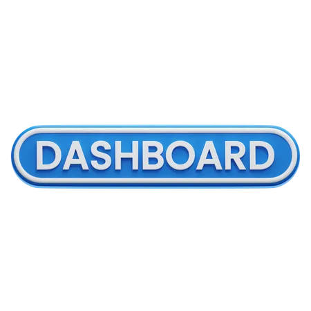 Dashboard-Schaltfläche  3D Icon