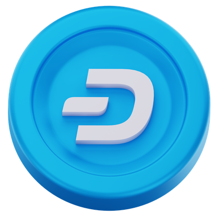 Dashcoin  3D Icon