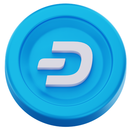 Dashcoin  3D Icon