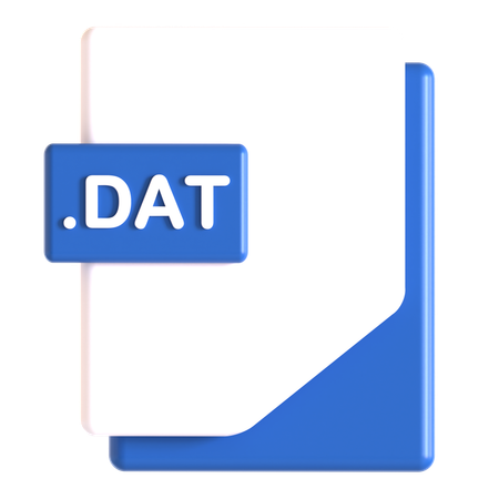 Dat拡張子  3D Icon