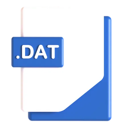 Dat拡張子  3D Icon