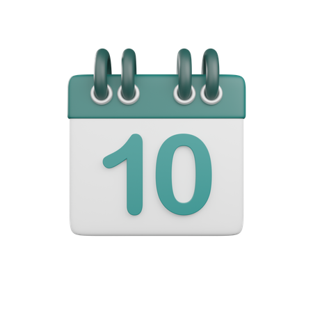 Data 10  3D Icon