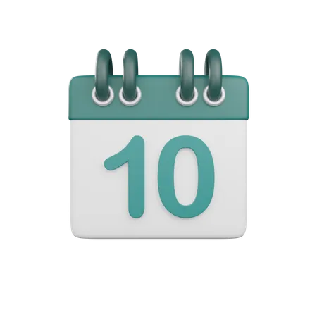 Data 10  3D Icon