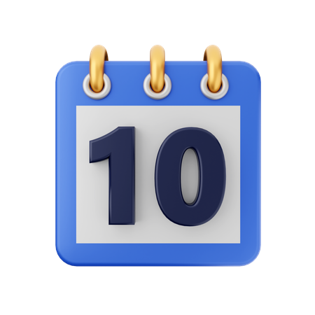 Data 10  3D Icon