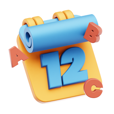 Data 12  3D Icon