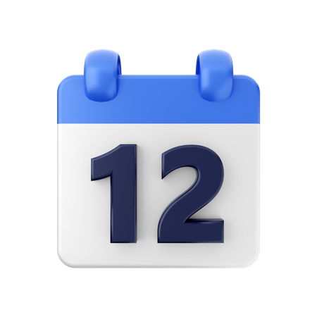 Data 12  3D Icon