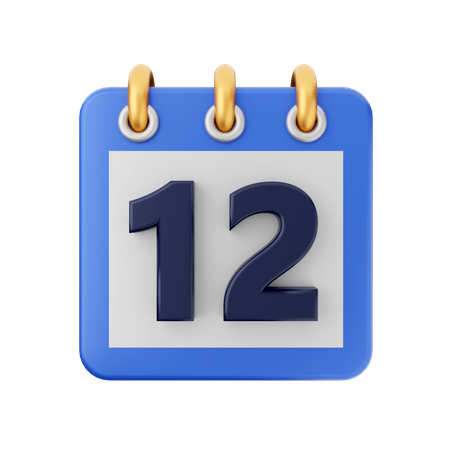 Data 12  3D Icon