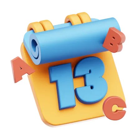 Data 13  3D Icon