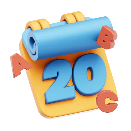 Data 20  3D Icon