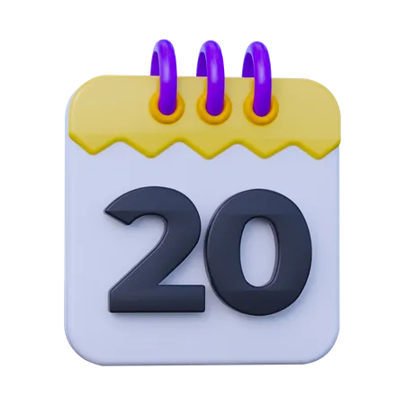 Data 20  3D Icon