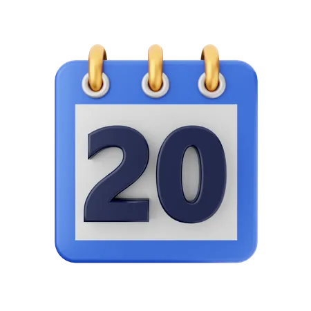 Data 20  3D Icon