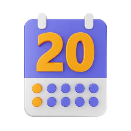 Data 20  3D Icon