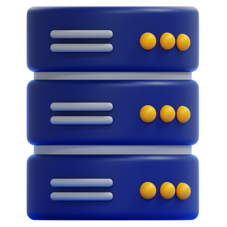 Data  3D Icon