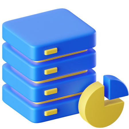 Data  3D Icon