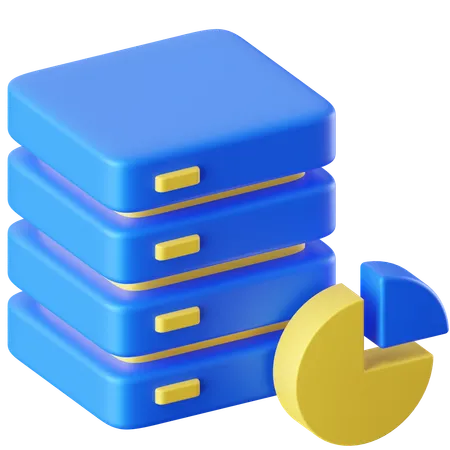 Data  3D Icon