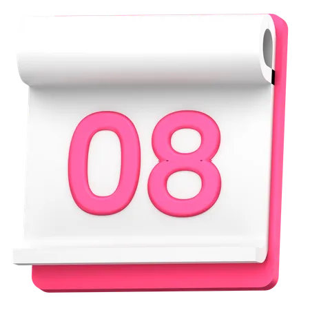 Data 8  3D Icon