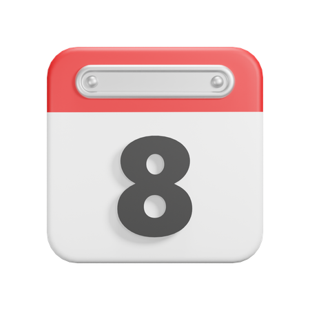 Data 8  3D Icon