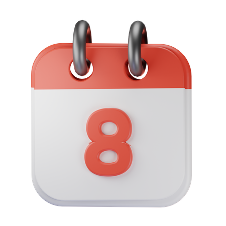 Data 8  3D Icon