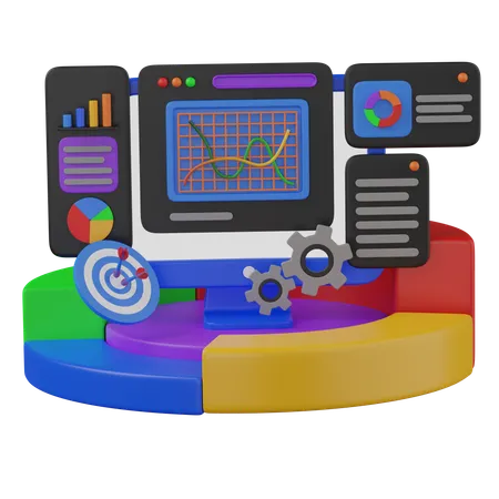 Data analysis  3D Icon