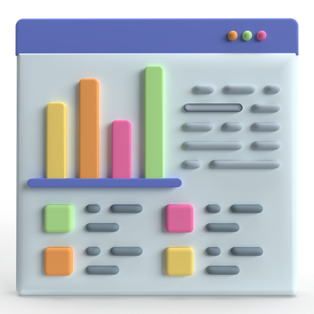 Data Analysis  3D Icon