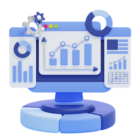 Data Analysis  3D Icon