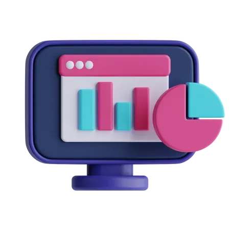 Data Analysis  3D Icon