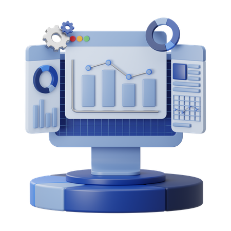 Data Analysis  3D Icon