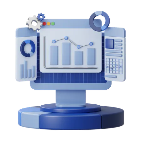 Data Analysis  3D Icon