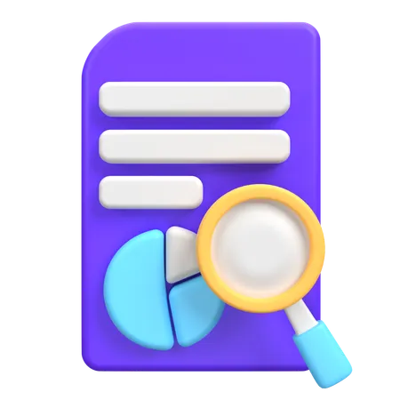 Data analysis  3D Icon