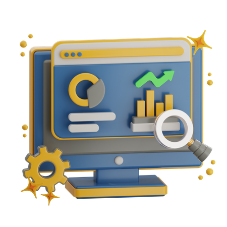 Data Analysis  3D Icon