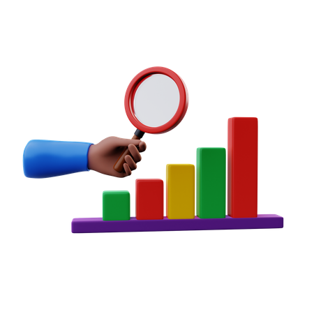 Data Analysis  3D Illustration