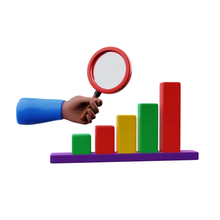 Data Analysis  3D Illustration