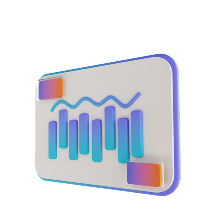 Data Analysis  3D Illustration