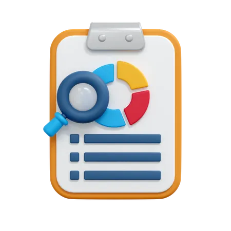 Data Analysis Report  3D Icon