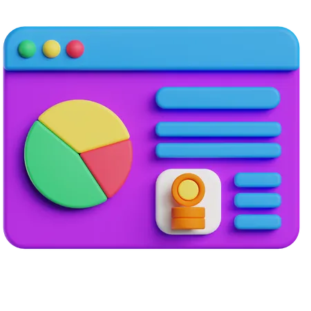 Data Analysis Report 3D Icon