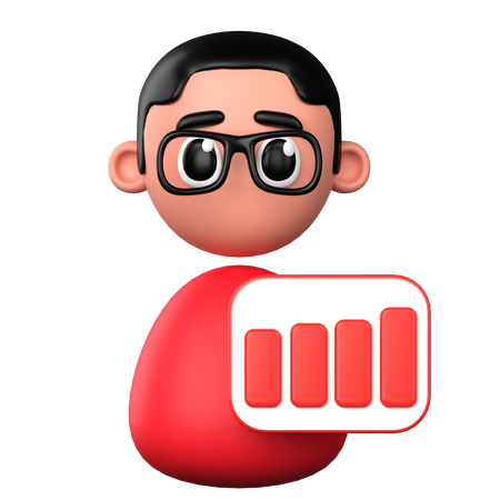 Data analyst  3D Icon