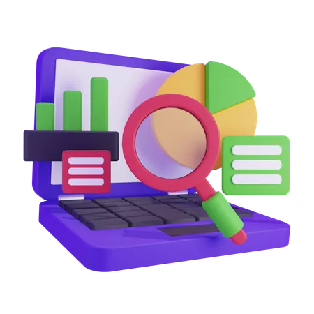 Data Analytic  3D Icon
