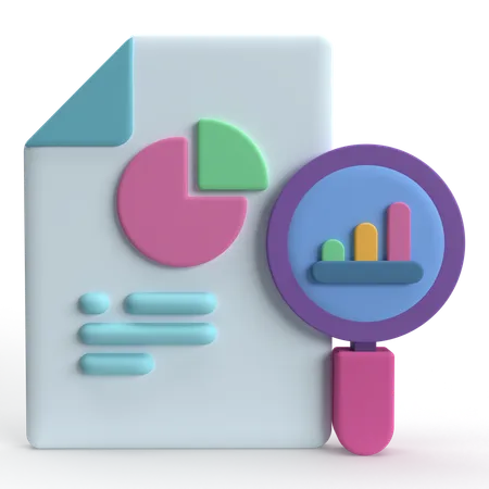 Data Analytics  3D Icon